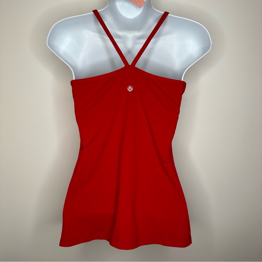 lululemon athletica Red Tank Top